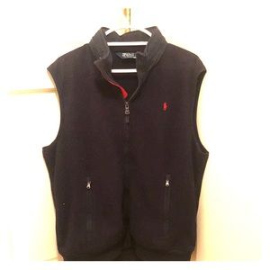 Ralph Lauren Fleece Vest with built-in hood